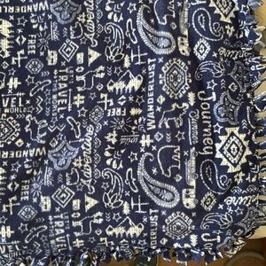 HANDMADE TIE BLANKET